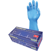 Blurite XPL Examination Gloves, Small, Nitrile, 8-mil, Powder-Free, Blue, Class 2 Oxymax Inc