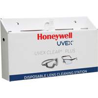 Uvex<sup>®</sup> Clear<sup>®</sup> Plus Disposable Lens Cleaning Station, Cardboard, 16" L x 3.19" D x 9.25" H SGQ557 | Oxymax Inc