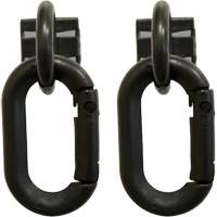 Safety Chain Magnetic Ring & Carabiner Set, Black Oxymax Inc