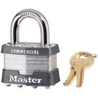 Cadenas lamin&eacute;, Argent, Cl&eacute;s identiques, Acier lamin&eacute;, Largeur de 1-3/4" Oxymax Inc