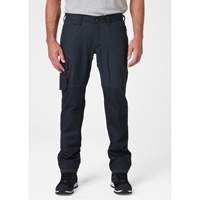 Pantalons d'entretien Oxford, Poly-coton, Bleu marin, Taille 30, Entrejambe 30 Oxymax Inc