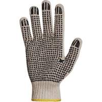 Sure Grip&reg; PVC Dotted String Knit Glove, Poly/Cotton, Single Sided, 7 Gauge, X-Small Oxymax Inc