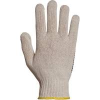 Sure Grip&reg; PVC Dotted String Knit Glove, Poly/Cotton, Single Sided, 7 Gauge, X-Small Oxymax Inc