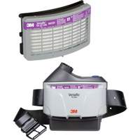 Ensemble complet d'APR &agrave; &eacute;puration d'air motoris&eacute; Versaflo TR-300, Pile Lithium-ion Oxymax Inc