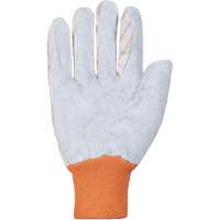 Endura&reg; Leather Palm Gloves, Large, Split Leather Palm Oxymax Inc