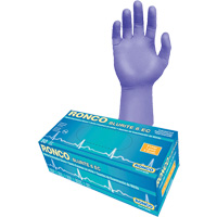 Blurite 6 EC Extended Cuff Examination Gloves, Small, Nitrile, 6-mil, Powder-Free, Purple, Class 2 Oxymax Inc