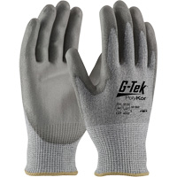 Gants r&eacute;sistants aux coupures G-Tek PolyKor, Taille Petit, Calibre 13, Rev&ecirc;tement Polyur&eacute;thane, Enveloppe en Poly&eacute;thyl&egrave;ne, ASTM ANSI niveau A4/EN 388 niveau 5/EN 388 niveau D Oxymax Inc
