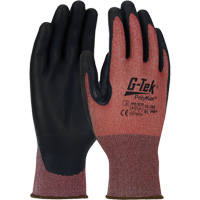 Gants r&eacute;sistants aux coupures G-Tek PolyKor X7 Neuroma, Taille Petit, Calibre 18, Rev&ecirc;tement Polyur&eacute;thane, Enveloppe en Poly&eacute;thyl&egrave;ne, ASTM ANSI niveau A3/EN 388 niveau C Oxymax Inc