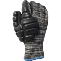 Anti-Impact Coated Hammer Gloves, 8/Medium, Synthetic Palm, Elastic Cuff Oxymax Inc