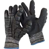 Anti-Impact Coated Hammer Gloves, 8/Medium, Synthetic Palm, Elastic Cuff Oxymax Inc