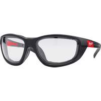 Performance Safety Glasses with Gasket, Clear Lens, Anti-Fog/Anti-Scratch, ANSI Z87+/Meets/Exceeds CSA Z94.3 Oxymax Inc