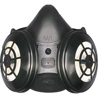 Comfort-Air&reg; 400Nx Black Half Mask without Exhalation Valve N95 Kit, Elastomer/Rubber, Small/Medium Oxymax Inc