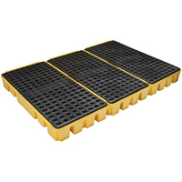 Low Profile Spill Pallet, 76.5 US gal. Spill Capacity, 72" x 49" x 6.5" Oxymax Inc