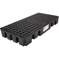 Black Diamond Low Profile Spill Pallet, 25.5 US gal. Spill Capacity, 49" x 24" x 6.5" Oxymax Inc