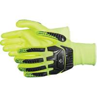 Gants antichocs &agrave; haute visibilit&eacute; r&eacute;sistants aux coupures Dexterity, Petit, Paume en Mousse de nitrile, Poignet &eacute;lastique Oxymax Inc