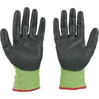 Gants &agrave; haute visibilit&eacute; enduits par trempage, Taille Petit, Calibre 15, Rev&ecirc;tement Polyur&eacute;thane, Enveloppe en Poly&eacute;thyl&egrave;ne, ASTM ANSI niveau A5 Oxymax Inc