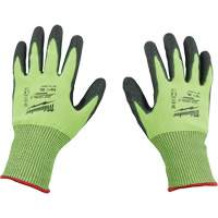 Gants &agrave; haute visibilit&eacute; enduits par trempage, Taille Petit, Calibre 15, Rev&ecirc;tement Polyur&eacute;thane, Enveloppe en Poly&eacute;thyl&egrave;ne, ASTM ANSI niveau A5 Oxymax Inc