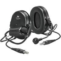 Casque VI NIB avec deux fils de sortie Peltor ComTac, Style Cordon cervical, 22 dB Oxymax Inc
