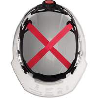 Casque de s&eacute;curit&eacute; &agrave; bordure avant, R&eacute;pond aux normes CSA type 1, Suspension Rochet, Non ventil&eacute; Oxymax Inc