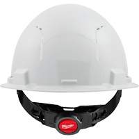 Casque de s&eacute;curit&eacute; &agrave; bordure avant, R&eacute;pond aux normes CSA type 1, Suspension Rochet, Ventil&eacute; Oxymax Inc