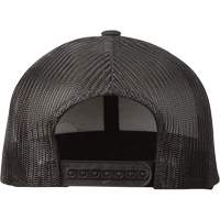 Casquette &agrave; patte pressionn&eacute;e GridIron, Noir, Coton/Nylon/Polyester Oxymax Inc