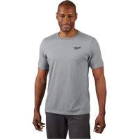 T-shirt de travail hybride, Hommes, Petit, Gris Oxymax Inc