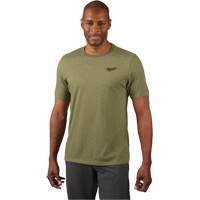 T-shirt de travail hybride, Hommes, Petit, Vert Oxymax Inc