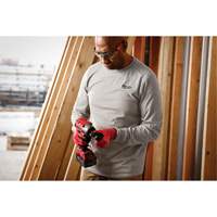 T-shirt de travail hybride, Hommes, Petit, Gris Oxymax Inc