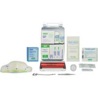Trousse de premiers soins CSA de base 16 unités, Dispositif médical Classe 1, Boîte en métal SGZ355 | Oxymax Inc