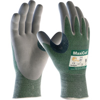 Gants en tissu technique r&eacute;sistant aux coupures ATG MaxiCut, Taille Grand, Calibre 15, Rev&ecirc;tement Nitrile, Enveloppe en Fil technique, ASTM ANSI niveau A2/EN 388 niveau 3/EN 388 niveau B Oxymax Inc