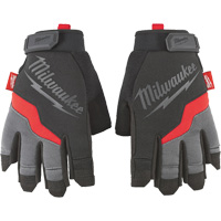 Performance Fingerless Gloves, Synthetic Palm, Size Small Oxymax Inc