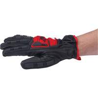 Goatskin Impact Gloves, Small, Grain Leather Palm Oxymax Inc