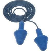 Bouchons d'oreilles pr&eacute;moul&eacute;s E-A-R Ultrafit , Avec cordon, Taille unique, Vrac - Sac en poly, NRR dB NRR 25 dB Oxymax Inc