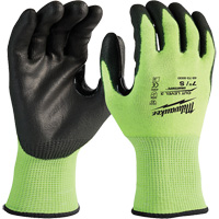 Gants haute visibilit&eacute; r&eacute;sistant aux coupures, Taille Petit, Calibre 15, Rev&ecirc;tement Nitrile/Polyur&eacute;thane, Enveloppe en Poly&eacute;thyl&egrave;ne, ANSI/ISEA 105 niveau 3 Oxymax Inc