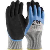 Gants isol&eacute;s r&eacute;sistants aux coupures G-Tek PolyKor, Taille Petit, Calibre 13, Rev&ecirc;tement Latex de caoutchouc, Enveloppe en Fil technique, ANSI/ISEA 105 niveau 3 Oxymax Inc