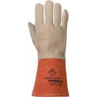 TIG Welding Gloves, Grain Deerskin, Size Medium Oxymax Inc