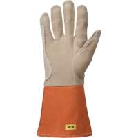 TIG Welding Gloves, Grain Deerskin, Size Medium Oxymax Inc
