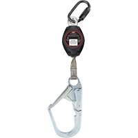 Cordage de s&eacute;curit&eacute; autor&eacute;tractable avec grand mousqueton Dynamic, 7', Polyester, Pivotant Oxymax Inc