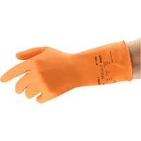 AlphaTec&reg; 87-320 Chemical-Resistant Gloves, Size 9.5, 11.8" L, Rubber Latex, Cotton/Flock-Lined Inner Lining, 17-mil Oxymax Inc