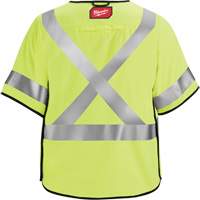 Gilet de s&eacute;curit&eacute; &agrave; maille d&eacute;tachable, Noir/Jaune lime haute visibilit&eacute;, Moyen/Petit Oxymax Inc