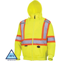 6925 Chandail &agrave; capuche, T-petit, Jaune haute visibilit&eacute; Oxymax Inc