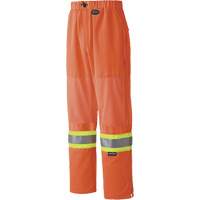6001P Traffic Safety Pants, Polyester, X-Small, High Visibility Orange Oxymax Inc