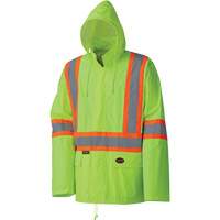 5599 Combinaison de pluie imperm&eacute;able et l&eacute;g&egrave;re, Polyester/PVC, T-petit, Jaune lime haute visibilit&eacute; Oxymax Inc