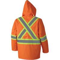 5608 Combinaison de pluie imperm&eacute;able 210D, Polyester/PVC, Petit, Orange haute visibilit&eacute; Oxymax Inc