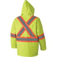 5609 Combinaison de pluie imperm&eacute;able 210D, Polyester/PVC, T-petit, Jaune lime haute visibilit&eacute; Oxymax Inc