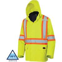 5633 Manteau 3 en 1 The Rock, Jaune lime haute visibilit&eacute;, T-petit Oxymax Inc