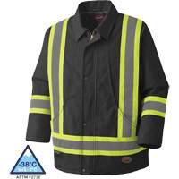 5535BKA Quilted Duck Parka, Black, X-Small Oxymax Inc