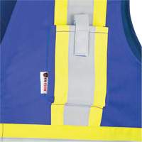 7730 FR-Tech&reg; Flame-Resistant Arc Safety Vest, Small, Royal Blue, 10 cal/cm² Oxymax Inc