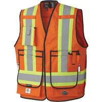 7732 FR-Tech&reg; Flame-Resistant Arc Surveyor's Vest, Small, High Visibility Orange, 9.7 cal/cm² Oxymax Inc