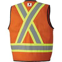 7732 FR-Tech&reg; Flame-Resistant Arc Surveyor's Vest, Small, High Visibility Orange, 9.7 cal/cm² Oxymax Inc